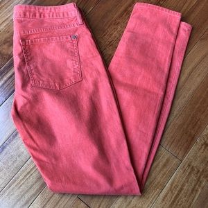 Vince “Tomato” Skinny Jeans GREAT FALL COLOR